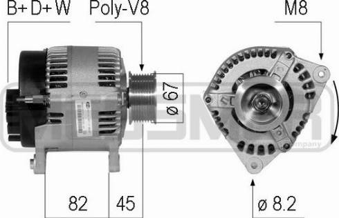 Messmer 210762A - Alternator www.molydon.hr