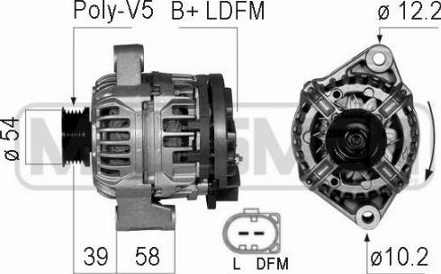 Messmer 210707R - Alternator www.molydon.hr