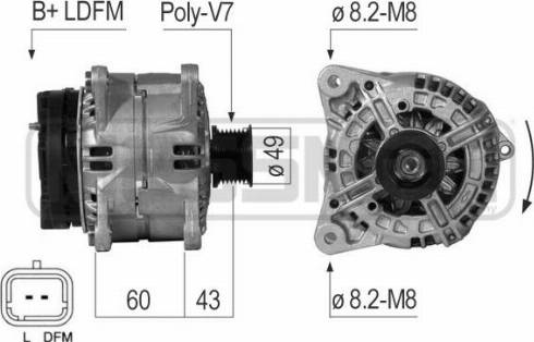 Messmer 210719A - Alternator www.molydon.hr