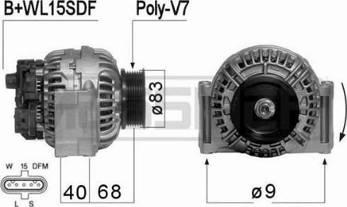 Messmer 210714A - Alternator www.molydon.hr