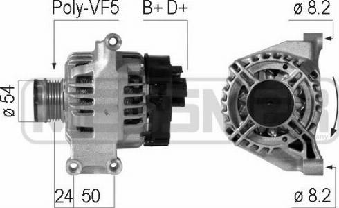 Messmer 210739A - Alternator www.molydon.hr