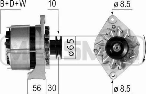 Messmer 210722A - Alternator www.molydon.hr