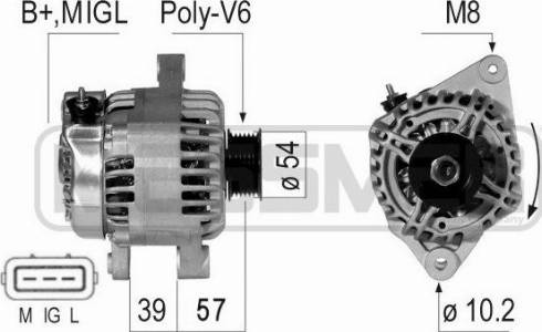 Messmer 210727A - Alternator www.molydon.hr