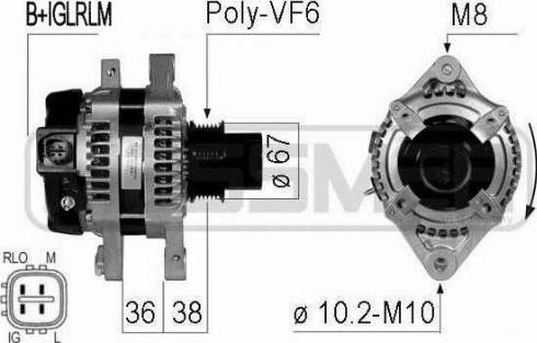 Messmer 210773A - Alternator www.molydon.hr