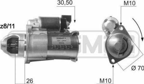 Messmer 220477A - Starter www.molydon.hr