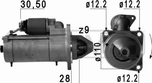 Messmer 220750A - Starter www.molydon.hr