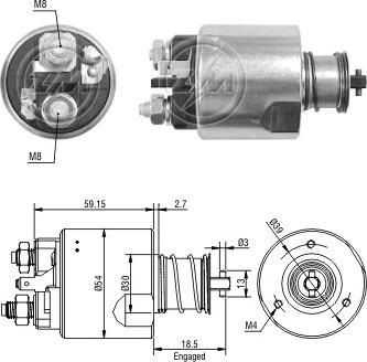 Messmer 227229 - Elektromagnetni Prekidač, starter www.molydon.hr