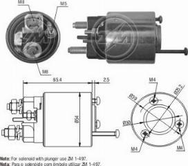 Messmer ZM497 - Elektromagnetni Prekidač, starter www.molydon.hr