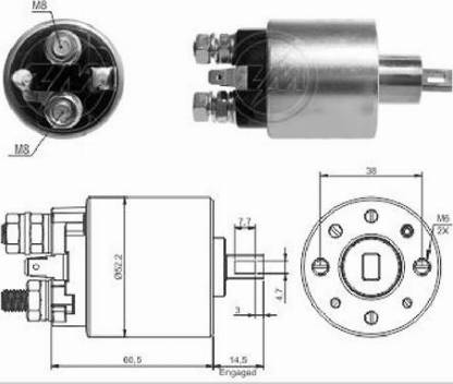 Messmer ZM4719 - Elektromagnetni Prekidač, starter www.molydon.hr