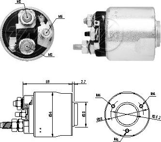 Messmer ZM6495 - Elektromagnetni Prekidač, starter www.molydon.hr