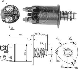 Messmer ZM652 - Elektromagnetni Prekidač, starter www.molydon.hr