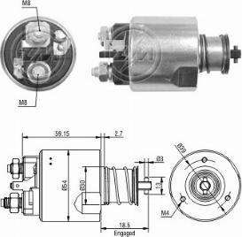 Messmer ZM3491 - Elektromagnetni Prekidač, starter www.molydon.hr