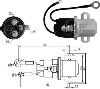 Messmer ZM3408 - Elektromagnetni Prekidač, starter www.molydon.hr