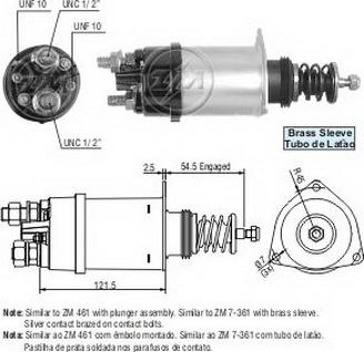 Messmer ZM361 - Elektromagnetni Prekidač, starter www.molydon.hr