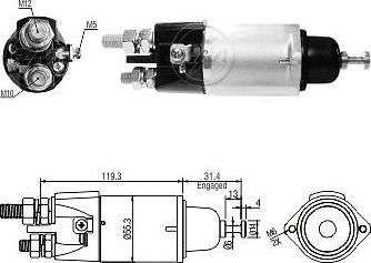 Messmer ZM3898 - Elektromagnetni Prekidač, starter www.molydon.hr