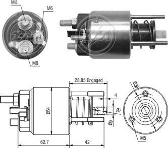 Messmer ZM3395 - Elektromagnetni Prekidač, starter www.molydon.hr