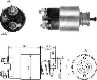 Messmer ZM3391 - Elektromagnetni Prekidač, starter www.molydon.hr