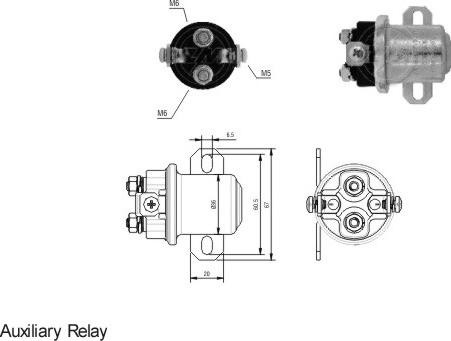 Messmer ZM2407 - Elektromagnetni Prekidač, starter www.molydon.hr