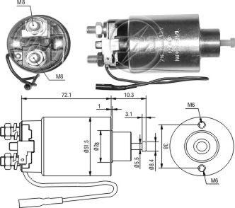 Messmer ZM798 - Elektromagnetni Prekidač, starter www.molydon.hr