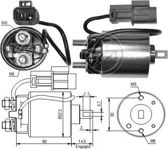 Messmer ZM713 - Elektromagnetni Prekidač, starter www.molydon.hr