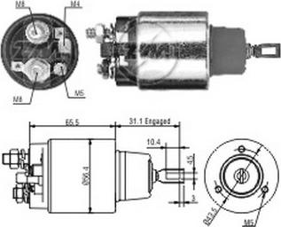 Messmer ZM772 - Elektromagnetni Prekidač, starter www.molydon.hr