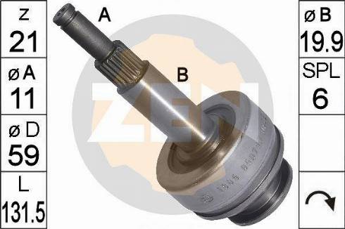 Messmer ZN1805 - Pogonski Zupčanik, starter www.molydon.hr