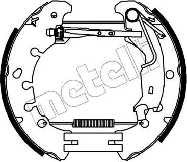 Metelli 51-0481 - Komplet kočnica, bubanj kočnice www.molydon.hr