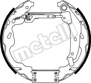 Metelli 51-0488 - Komplet kočnica, bubanj kočnice www.molydon.hr