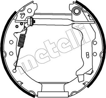 Metelli 51-0487 - Komplet kočnica, bubanj kočnice www.molydon.hr