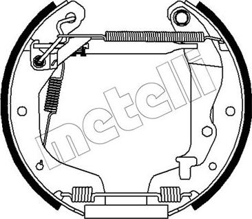 Metelli 51-0478 - Komplet kočnica, bubanj kočnice www.molydon.hr