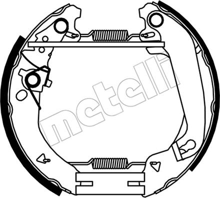 Metelli 51-0552 - Komplet kočnica, bubanj kočnice www.molydon.hr