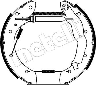 Metelli 51-0067 - Komplet kočnica, bubanj kočnice www.molydon.hr