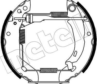 Metelli 51-0395 - Komplet kočnica, bubanj kočnice www.molydon.hr