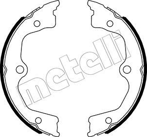 Metelli 53-0495 - Komplet kočionih obloga, rucna kočnica www.molydon.hr