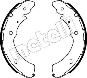 Metelli 53-0572 - Komplet kočnica, bubanj kočnice www.molydon.hr