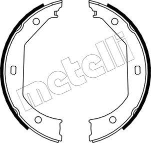 Metelli 53-0017 - Komplet kočionih obloga, rucna kočnica www.molydon.hr