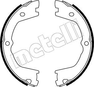 Metelli 53-0086 - Komplet kočionih obloga, rucna kočnica www.molydon.hr