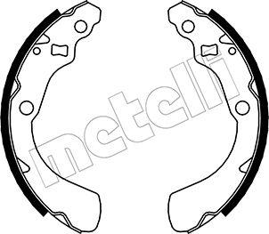 Metelli 53-0156 - Komplet kočnica, bubanj kočnice www.molydon.hr