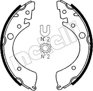 Metelli 53-0151 - Komplet kočnica, bubanj kočnice www.molydon.hr