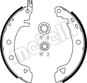 Metelli 53-0346 - Komplet kočnica, bubanj kočnice www.molydon.hr