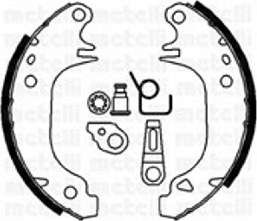 Metelli 53-0320K - Komplet kočnica, bubanj kočnice www.molydon.hr