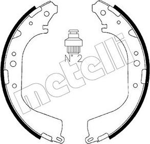 Metelli 53-0280 - Komplet kočnica, bubanj kočnice www.molydon.hr