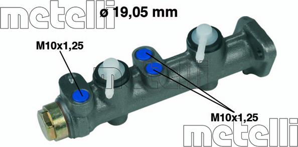 Metelli 05-0006 - Glavni kočioni cilindar www.molydon.hr