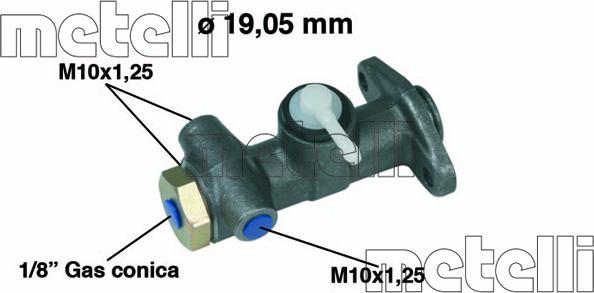 Metelli 05-0001 - Glavni kočioni cilindar www.molydon.hr