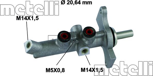 Metelli 05-0806 - Glavni kočioni cilindar www.molydon.hr