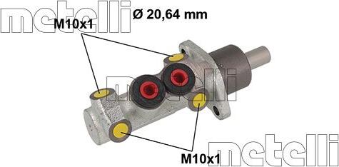 Metelli 05-0883 - Glavni kočioni cilindar www.molydon.hr