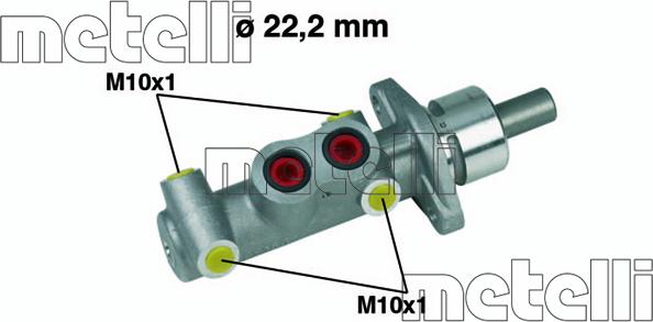 Metelli 05-0290 - Glavni kočioni cilindar www.molydon.hr