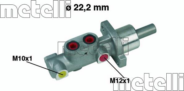 Metelli 05-0297 - Glavni kočioni cilindar www.molydon.hr