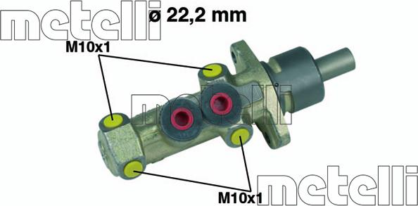 Metelli 05-0206 - Glavni kočioni cilindar www.molydon.hr