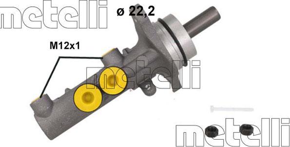 Metelli 05-1253 - Glavni kočioni cilindar www.molydon.hr